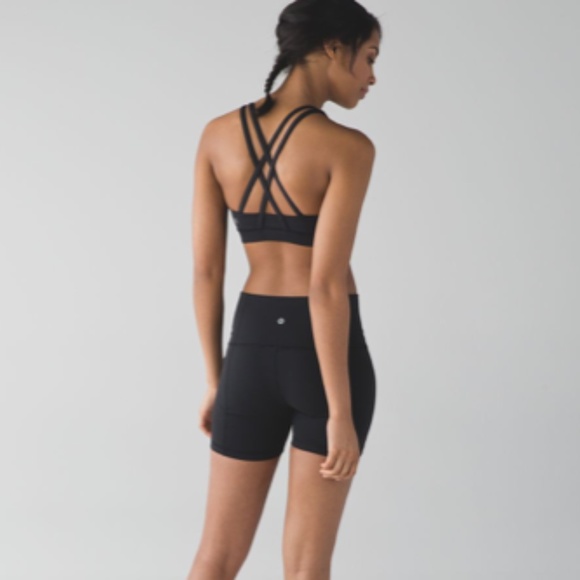 Lululemon Energy Bra - Size 4 - Black - Picture 3 of 4